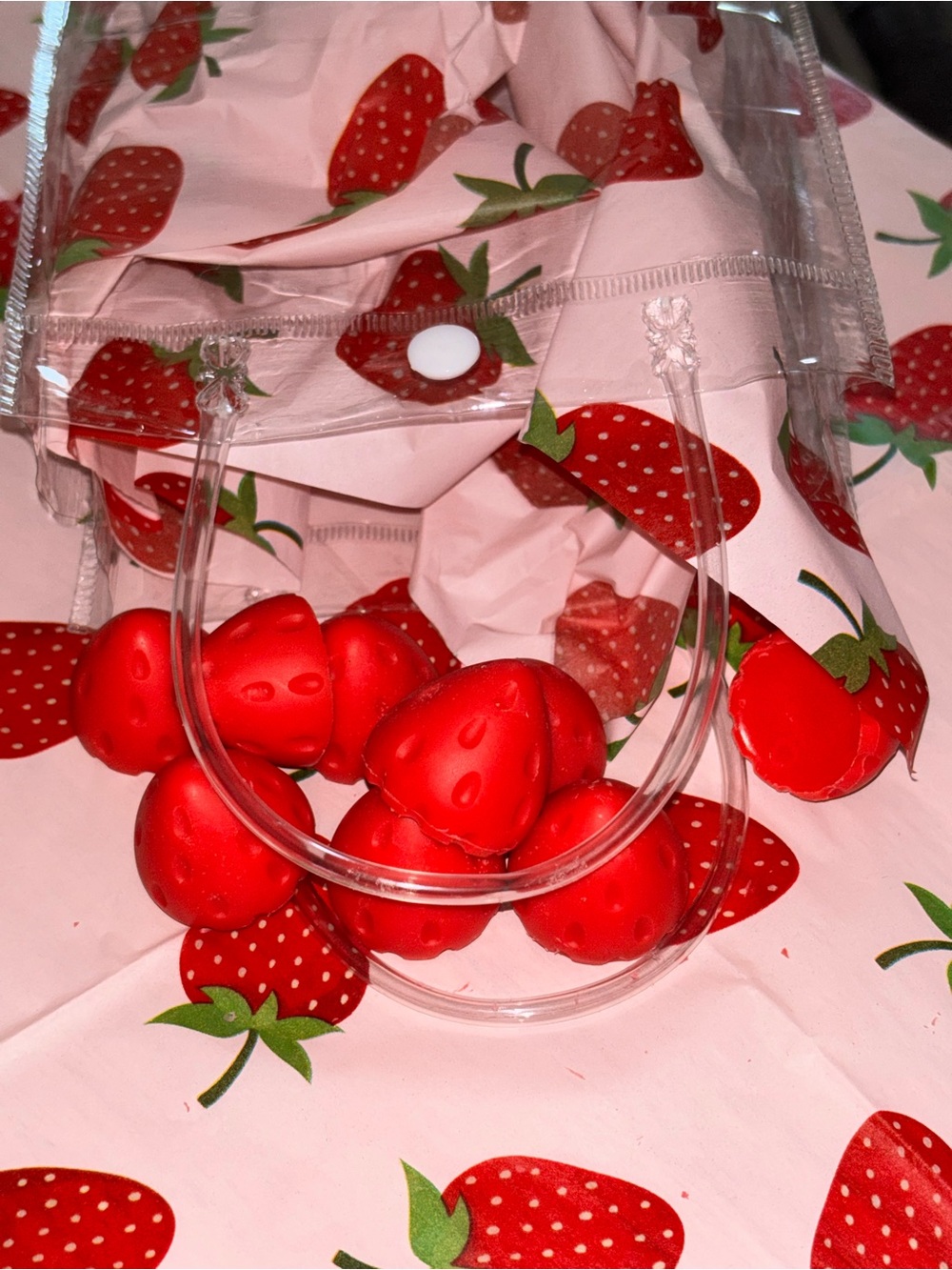 Home Accents Red Strawberry Decorative wax melts Set